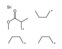 methyl 2-methyl-3-tributylstannylpropanoate结构式