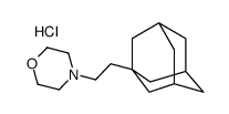 4-[2-(1-adamantyl)ethyl]morpholine,hydrochloride Structure