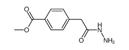 methyl 4-(2-hydrazinyl-2-oxoethyl)benzoate Structure