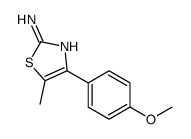 4-(4-Methoxyphenyl)-5-methyl-1,3-thiazol-2-amine Structure