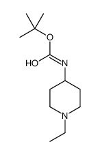 tert-Butyl (1-ethylpiperidin-4-yl)carbamate Structure