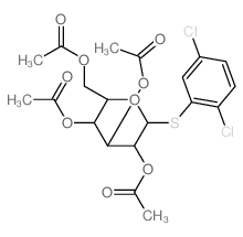 [3,4,5-triacetyloxy-6-(2,5-dichlorophenyl)sulfanyl-oxan-2-yl]methyl acetate picture