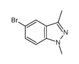 5-bromo-1,3-dimethyl-1H-indazole structure