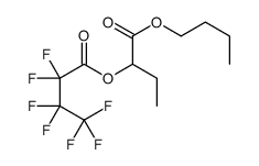 Heptafluorobutyric acid 1-(butoxycarbonyl)propyl ester结构式