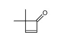 4,4-dimethylcyclobut-2-en-1-one Structure