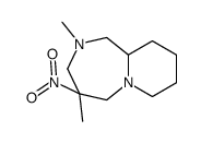 2,4-dimethyl-4-nitro-1,3,5,7,8,9,10,10a-octahydropyrido[1,2-a][1,4]diazepine结构式
