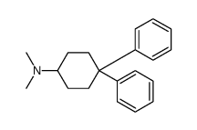 N,N-dimethyl-4,4-diphenylcyclohexan-1-amine结构式