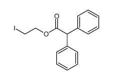 2-Iodethyl-diphenylacetat Structure