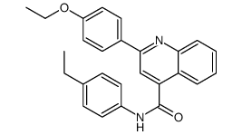 2-(4-ethoxyphenyl)-N-(4-ethylphenyl)quinoline-4-carboxamide Structure