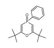 di-ter-butyle-2,6 oxa-1 oxo-4 phenyl-4 phospha-4 cyclohexadiene-2,5 Structure