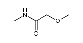 methoxy-acetic acid methylamide Structure