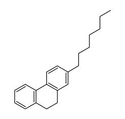 2-heptyl-9,10-dihydrophenanthrene Structure