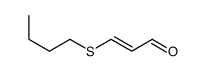 3-butylsulfanylprop-2-enal结构式