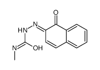 1-methyl-3-[(1-oxonaphthalen-2-ylidene)amino]urea结构式