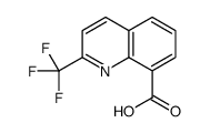 2-(trifluoromethyl)quinoline-8-carboxylic acid structure