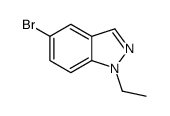 (9ci)-5-溴-1-乙基-1H-吲唑结构式