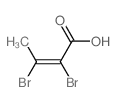 2-Butenoic acid, 2,3-dibromo- Structure