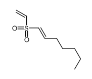 1-ethenylsulfonylhept-1-ene Structure