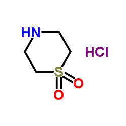 硫代吗啉-1,1-二氧化物盐酸盐结构式