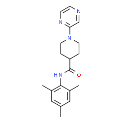 4-Piperidinecarboxamide,1-pyrazinyl-N-(2,4,6-trimethylphenyl)-(9CI)结构式