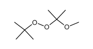 2-(1,1-dimethylethylperoxy)-2-methoxypropane结构式