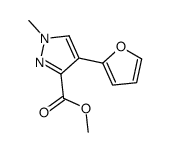 methyl 4-(furan-2-yl)-1-methylpyrazole-3-carboxylate Structure
