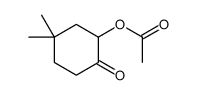 (5,5-dimethyl-2-oxocyclohexyl) acetate Structure