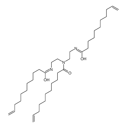 N-[2-[undec-10-enoyl-[2-(undec-10-enoylamino)ethyl]amino]ethyl]undec-10-enamide结构式