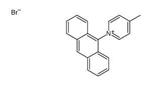 1-anthracen-9-yl-4-methylpyridin-1-ium,bromide结构式