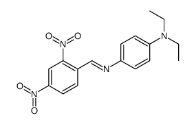 4-[(2,4-dinitrophenyl)methylideneamino]-N,N-diethylaniline结构式