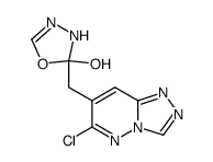 2-(6-chloro-[1,2,4]triazolo[4,3-b]pyridazin-7-ylmethyl)-2,3-dihydro-[1,3,4]oxadiazol-2-ol Structure