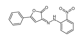 3-[(2-Nitro-phenyl)-hydrazono]-5-phenyl-3H-furan-2-one结构式