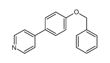 4-(4-(Benzyloxy)phenyl)pyridine结构式