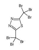 2,5-Bis(tribromomethyl)-1,3,4-thiadiazole结构式