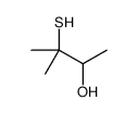 3-methyl-3-sulfanylbutan-2-ol结构式