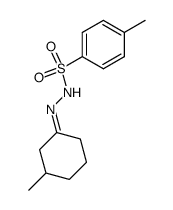 3-Methylcyclohexanon-tosylhydrazon结构式