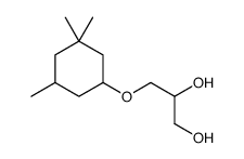 3-(3,3,5-Trimethylcyclohexyloxy)-1,2-propanediol structure