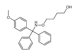 4-[[(4-methoxyphenyl)-diphenylmethyl]amino]oxybutan-1-ol结构式