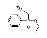 2-[ethoxy(phenyl)phosphoryl]acetonitrile Structure