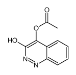 (3-oxo-2H-cinnolin-4-yl) acetate Structure