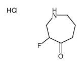 3-Fluoroazepan-4-One Hydrochloride Structure