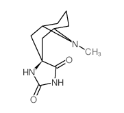 9-methylspiro[9-azabicyclo[3.3.1]nonane-3,5'-imidazolidine]-2',4'-dione Structure