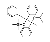 trimethyl-(1,1,2-triphenyl-2-propan-2-yloxypropoxy)silane结构式