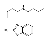 benzothiazole-2(3H)-thione, compound with dibutylamine (1:1) structure