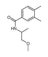 N-(1-methoxypropan-2-yl)-3,4-dimethylbenzamide Structure