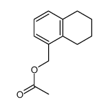 acetic acid-(5,6,7,8-tetrahydro-[1]naphthylmethyl ester) Structure