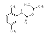 propan-2-yl N-(2,5-dimethylphenyl)carbamate structure