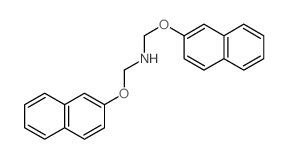 Methanamine,1-(2-naphthalenyloxy)-N-[(2-naphthalenyloxy)methyl]-结构式