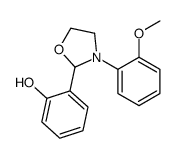 2-[3-(2-methoxyphenyl)-1,3-oxazolidin-2-yl]phenol Structure