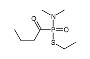 1-[dimethylamino(ethylsulfanyl)phosphoryl]butan-1-one结构式
